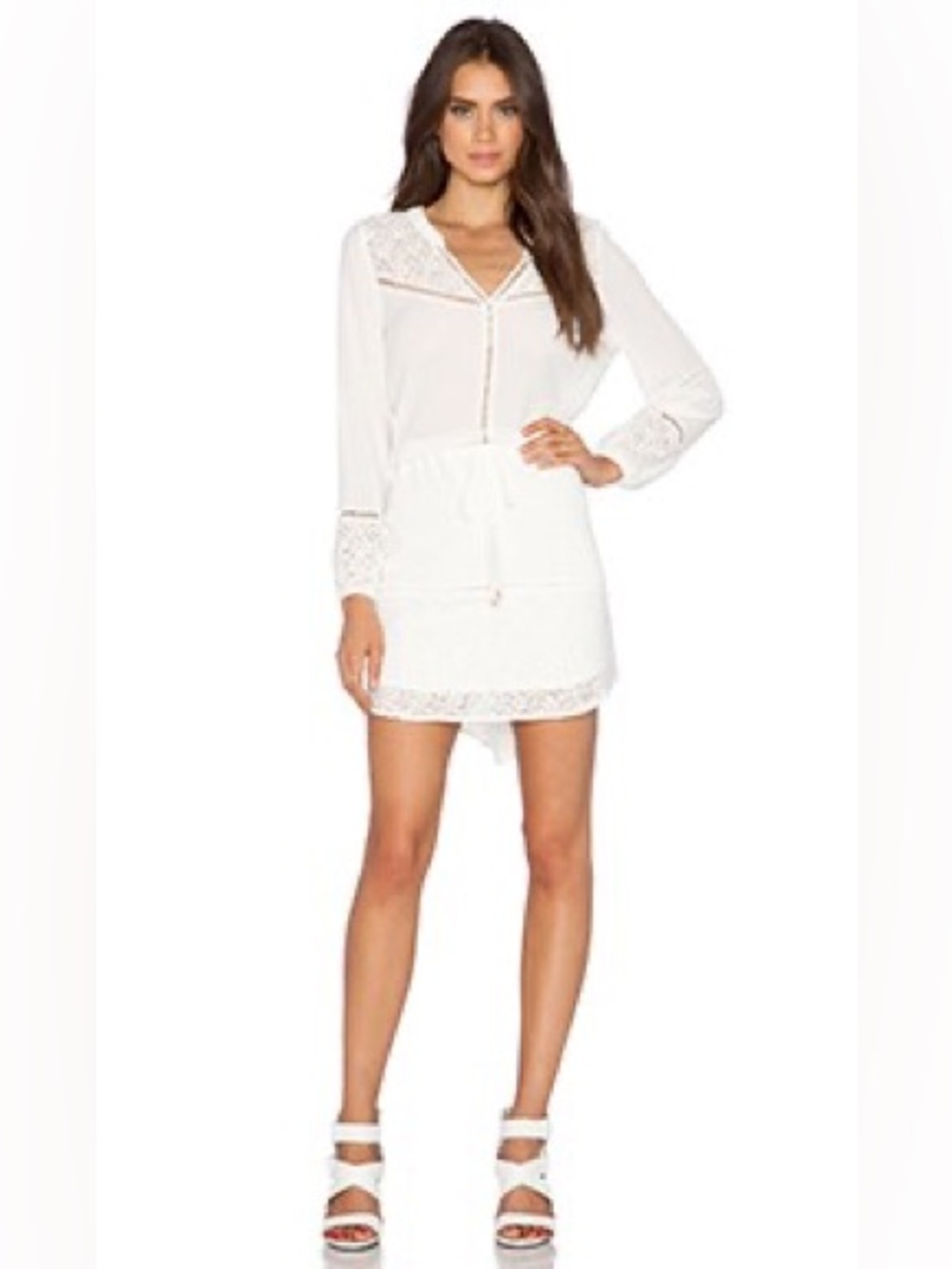 Heartloom White Boho Tunic Dress XS - Picture 3 of 11